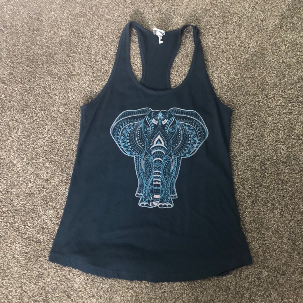 Elephant mandala tank